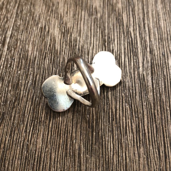 Vintage Marquise Shaped Turquoise Sterling Silver Ring Approx Size 9 - Picture 5 of 17